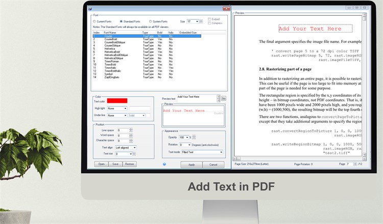 PDF Edit - Lite Version of PDFCool - PC - (Windows)