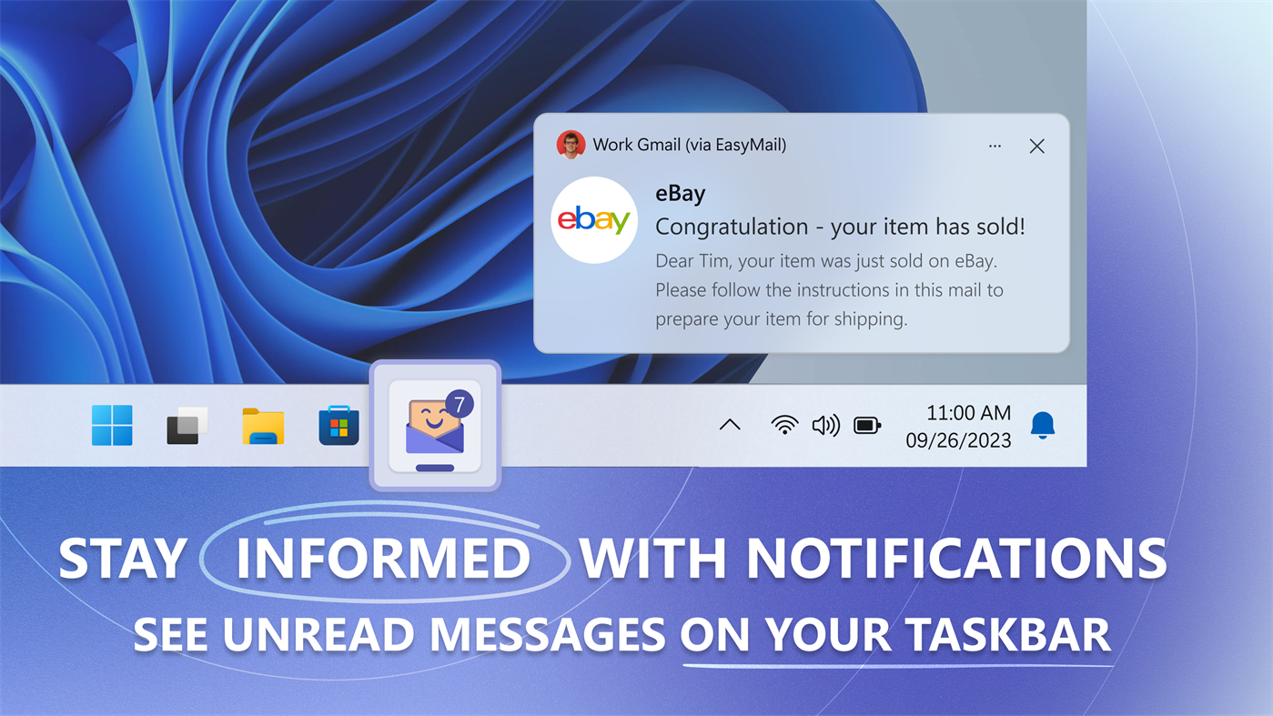 #4. Easy Mail - Email & Messaging and more (Windows) 来自: Tim Grabinat