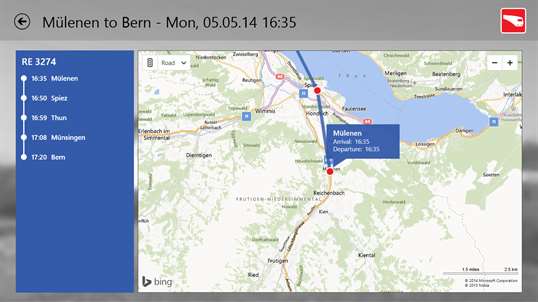 Swiss Transport Timetable screenshot 5