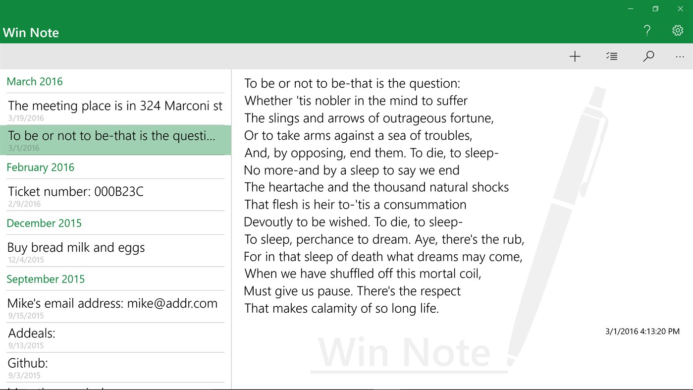 #1. Win Note (Windows) بواسطة: Pix3d