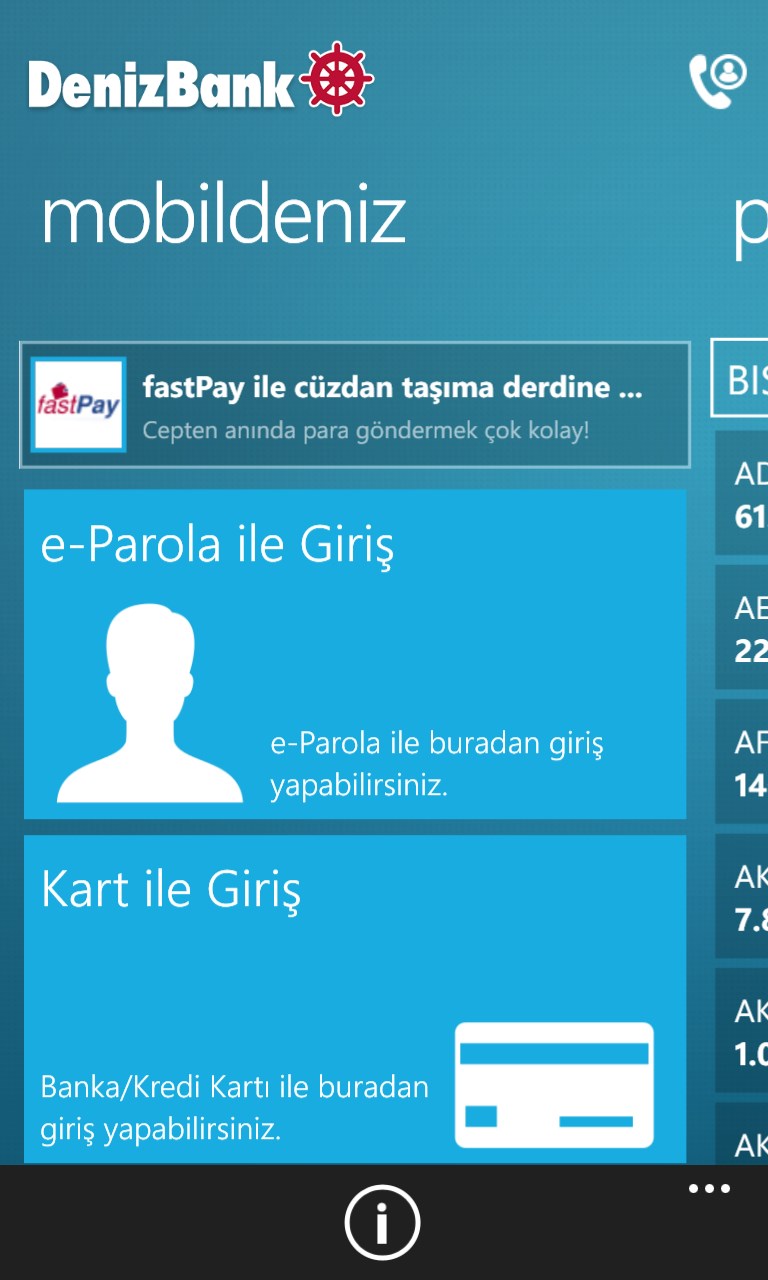 Deniz Bonus Sanal Kart Denizbank