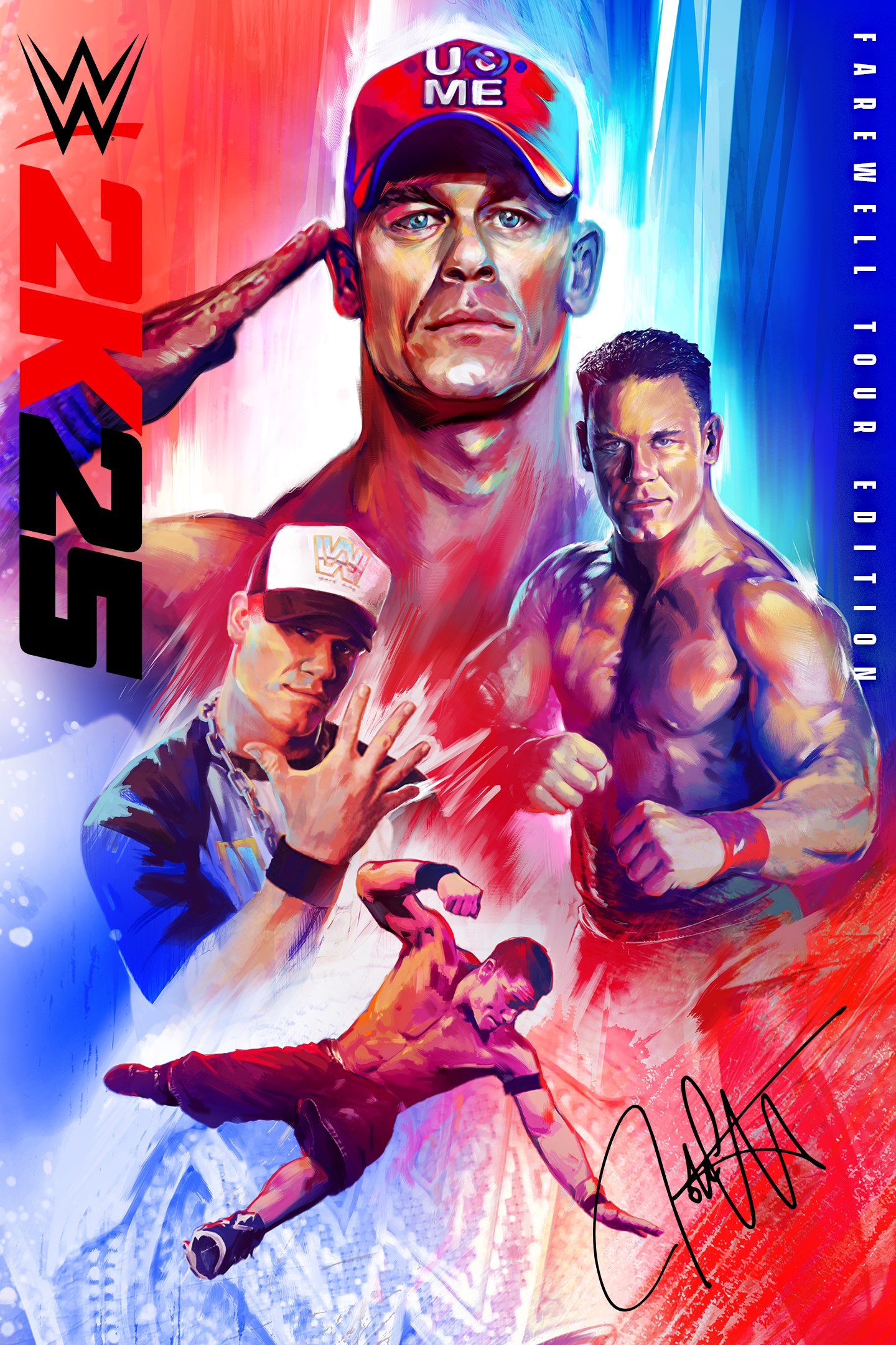 Box shot of WWE 2K25 Farewell Tour Edition