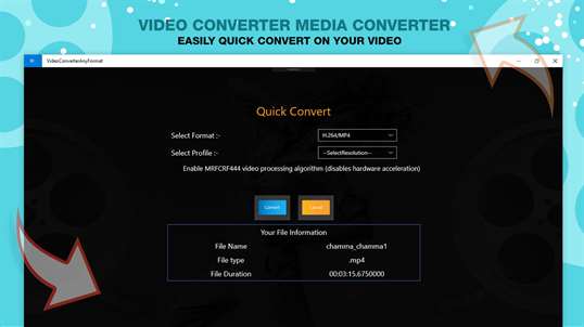 Video Converter Media Converter All Formats- Video to Mp3 screenshot 1