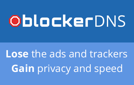 blockerDNS Ad & Tracker Blocking small promo image