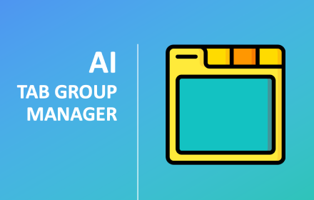 Tab Group Manager by ChatGPT small promo image