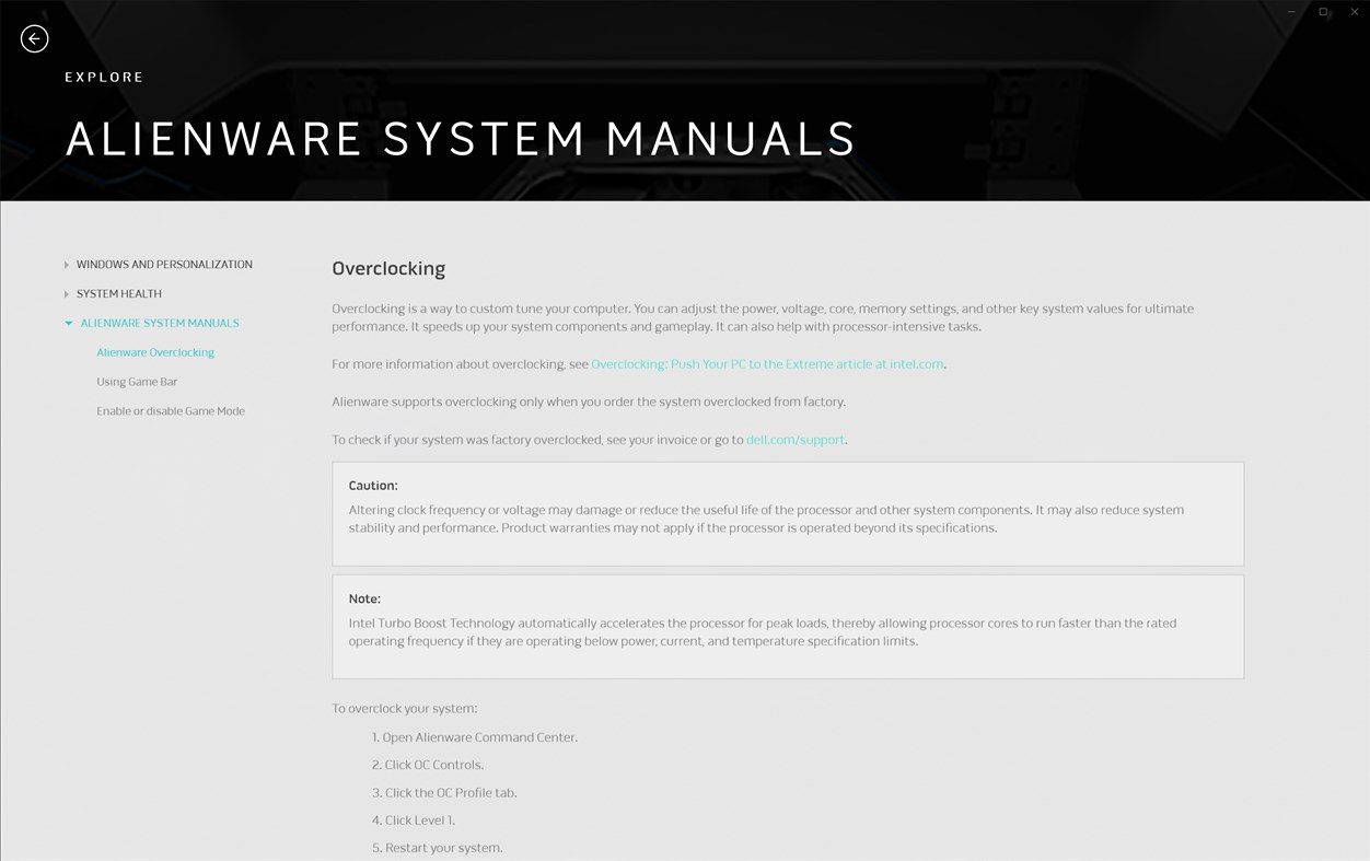 #3. My Alienware (Windows) 由: Dell Inc
