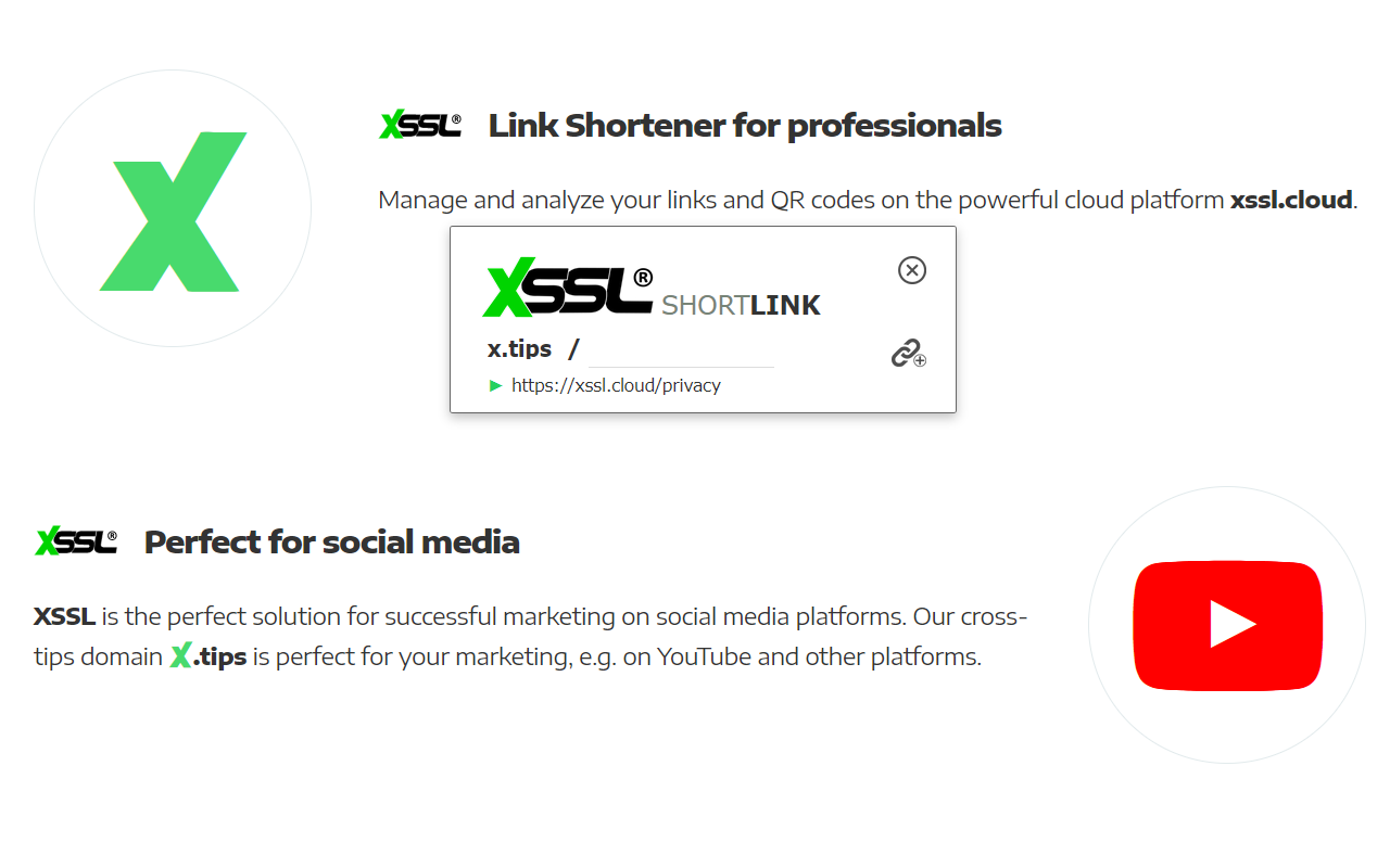 XSSL URL Shortener