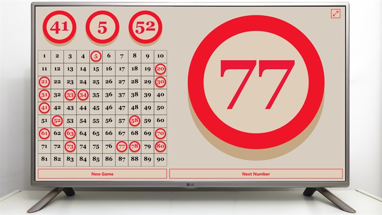 Tombola Numbers - PC - (Windows)
