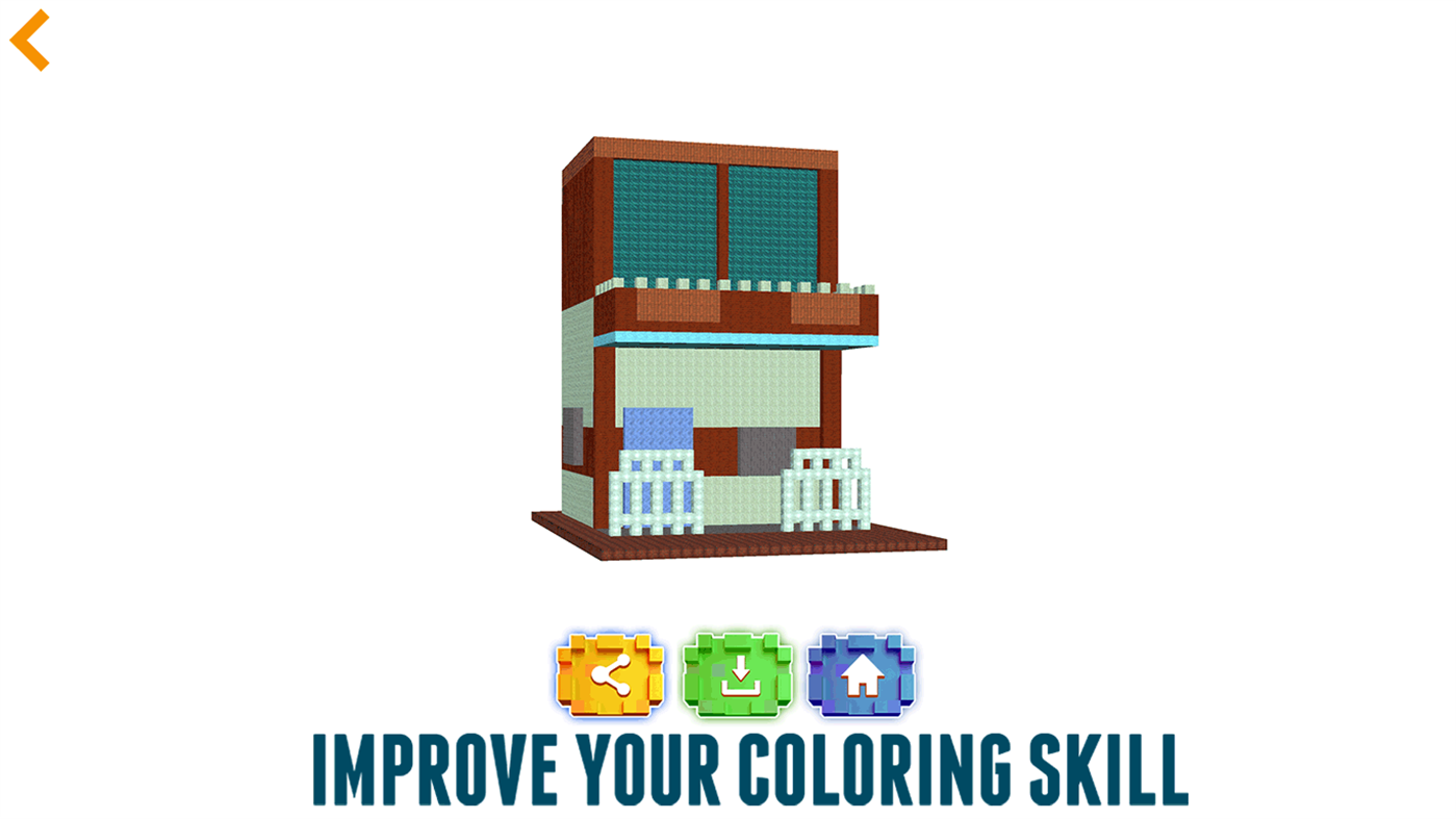 #5. Block Craft Pixel Art 3D House Painting (Windows) Av: Margala Games