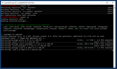 openSUSE Leap 42 Screenshot