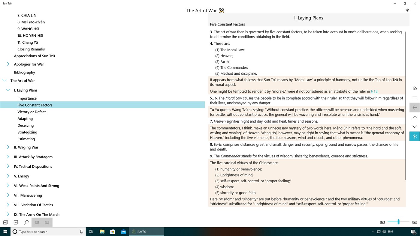 #5. Sun Tzŭ (Windows) Göre: Vision Classics