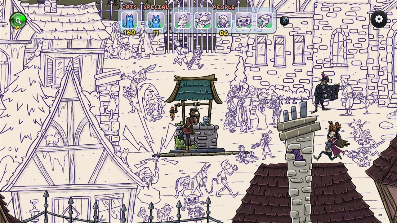 Hidden Cats in Spooky Village screenshot 1