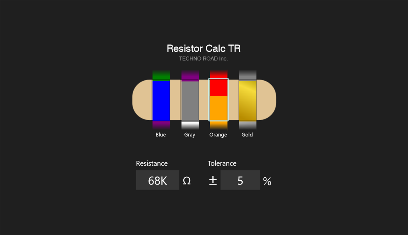 #3. Resistor Calc TR (Windows) 由: Techno Road Inc.