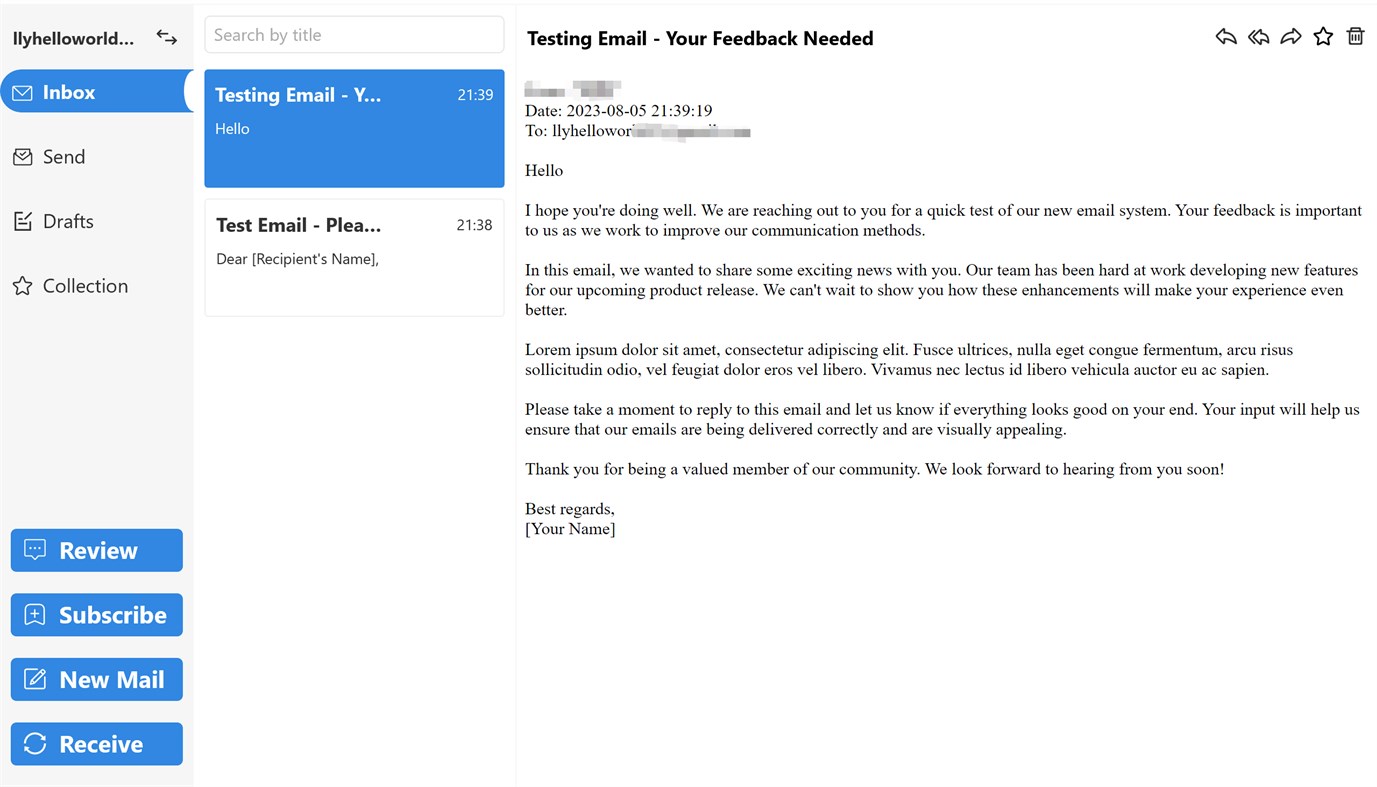 #2. MailBox - Multiple Email Support (Windows) Podle: White Moonlight