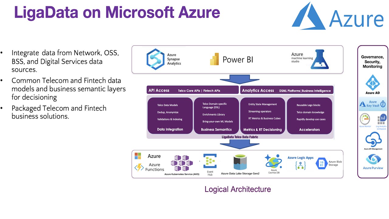 Snapshot 3 of LigaData Telecom AI Solutions Suite