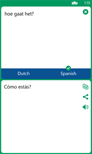 Dutch Spanish Translator screenshot 1