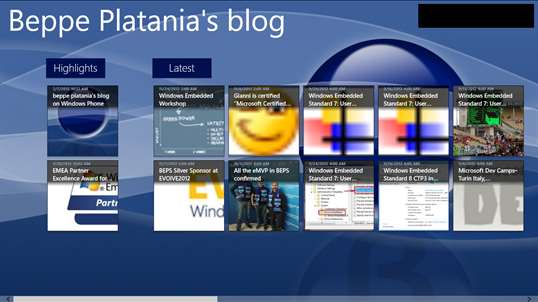 Beppe Platania's blog screenshot 1