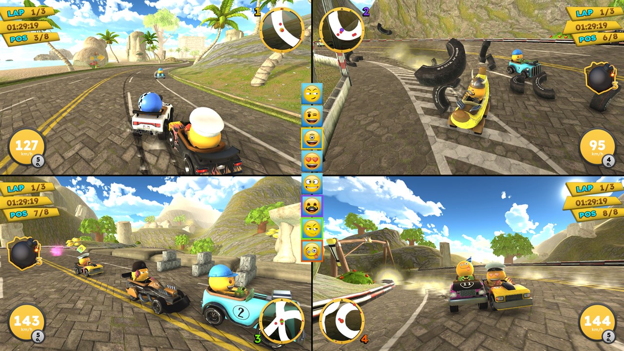 emoji Kart Racer screenshot 3