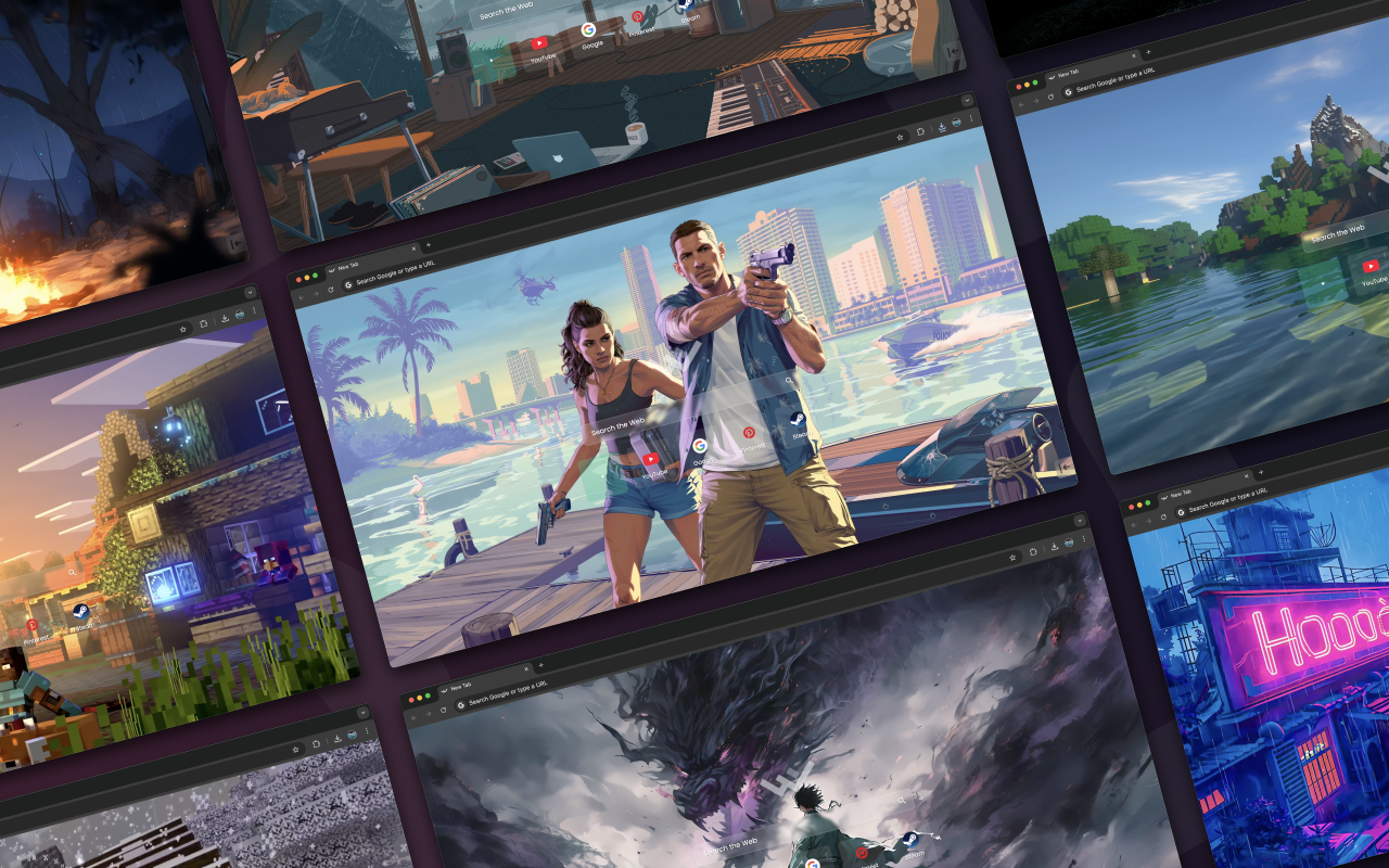 Wallsflow New Tab – Beautiful Browsing with Animated Wallpapers