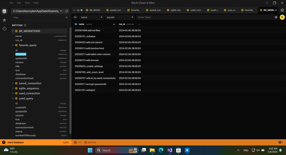 SQLite Editor Master (Windows) 由: Princess love