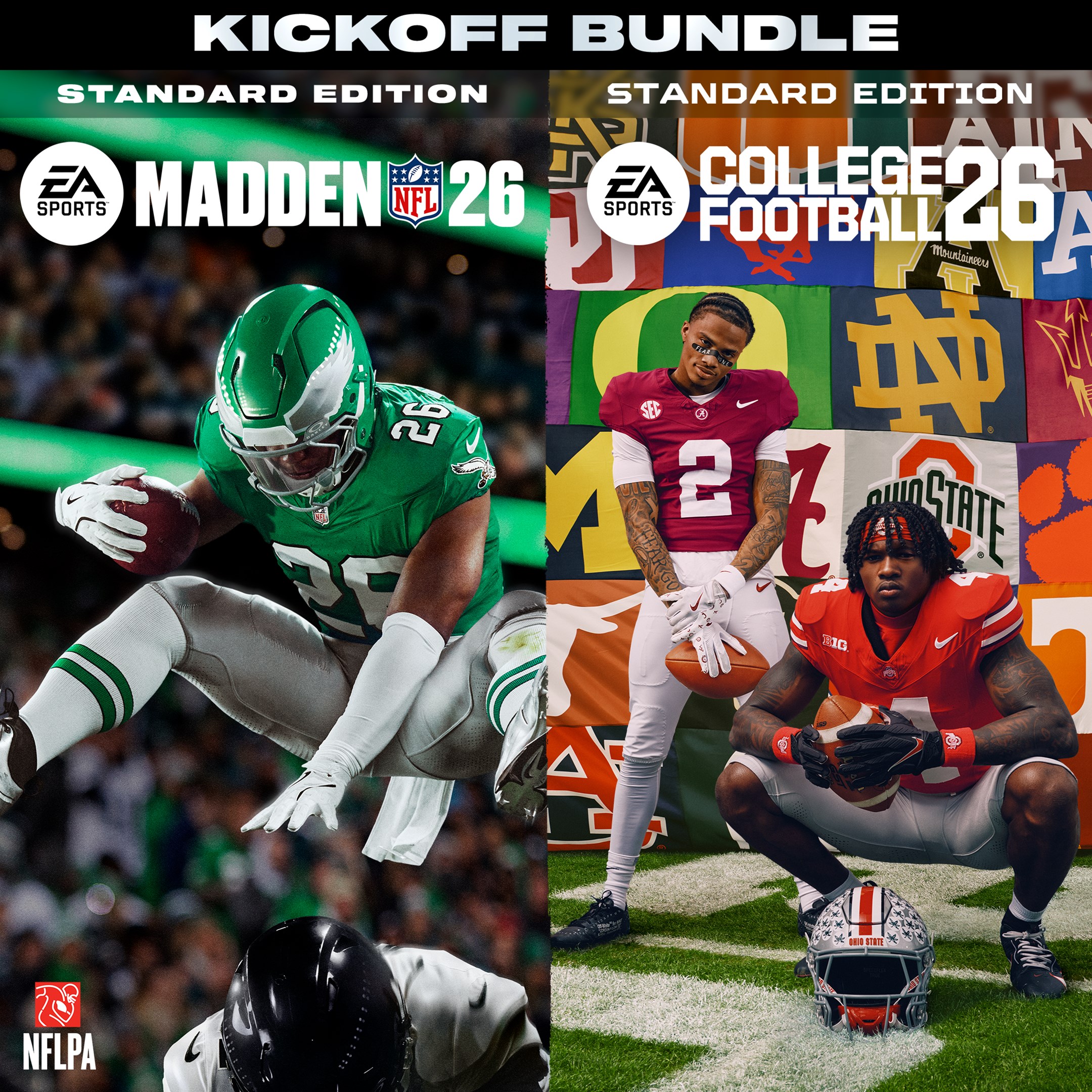EA SPORTS™ Kickoff Bundle (Madden NFL 26 Edition e College Football 26 Edition)