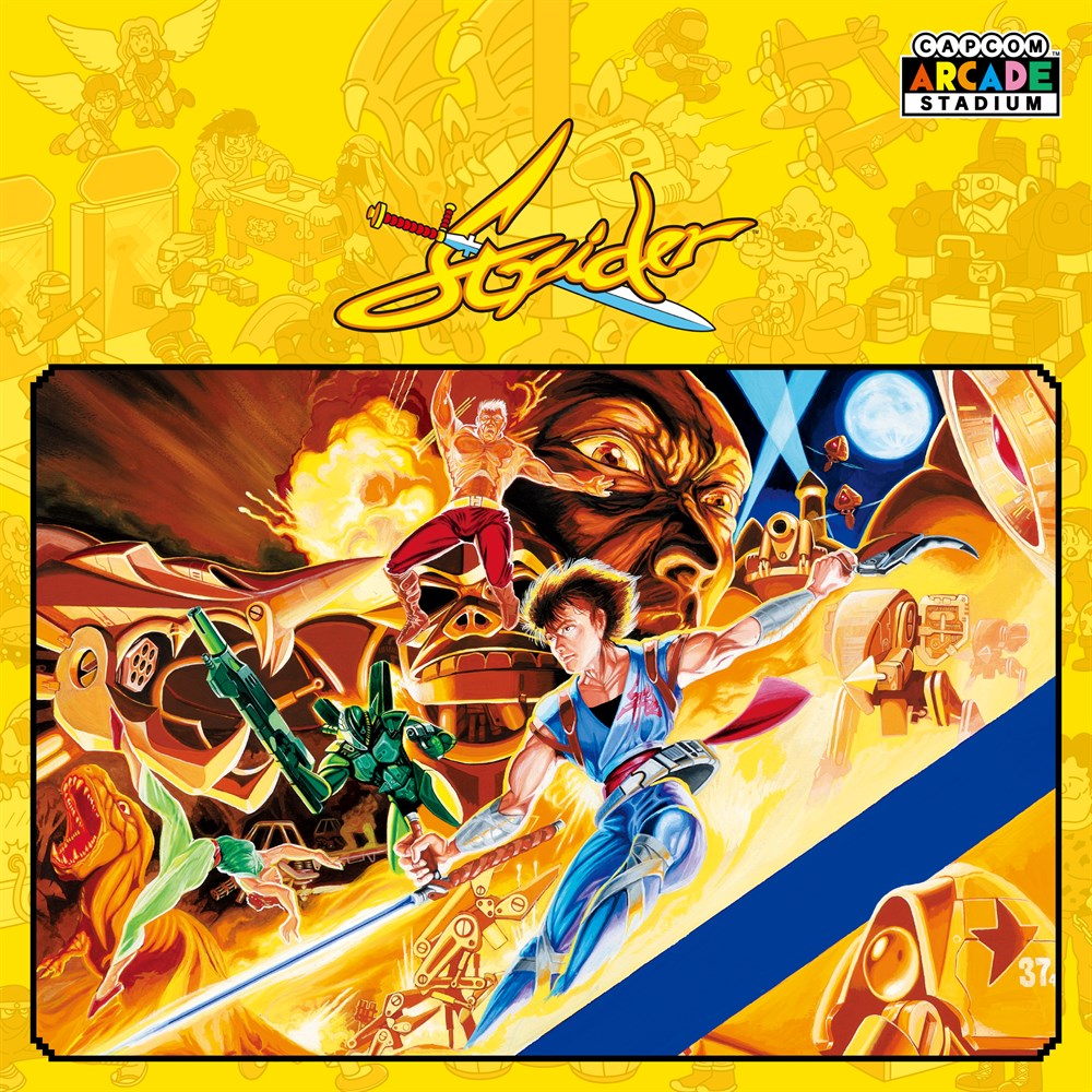 Capcom Arcade Stadium：STRIDER cover art (full size)