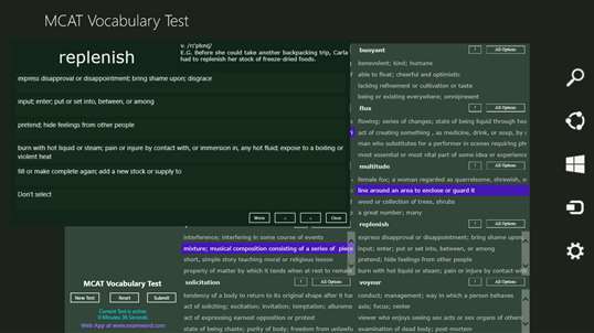 MCAT Vocabulary Test screenshot 5