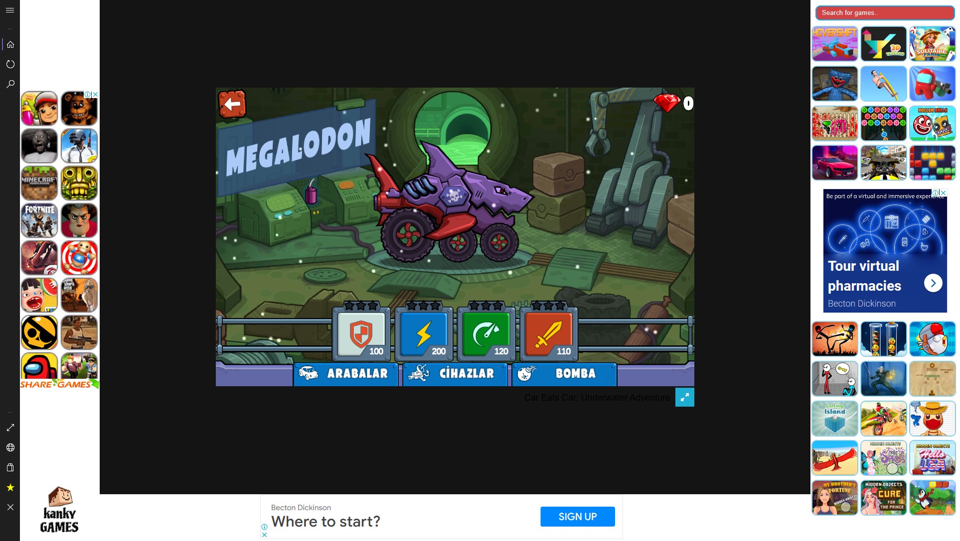 Obrázek 2 Car Eats Car Underwater Adventure windows