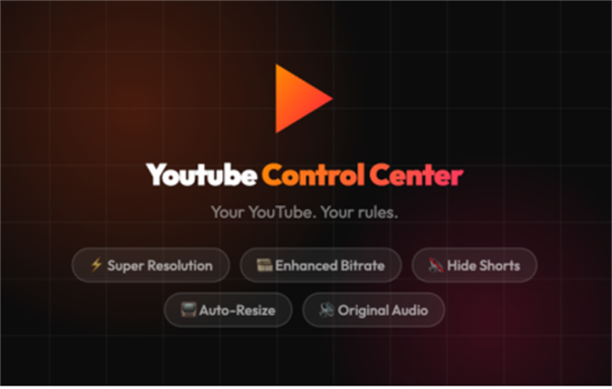 Youtube Control Center