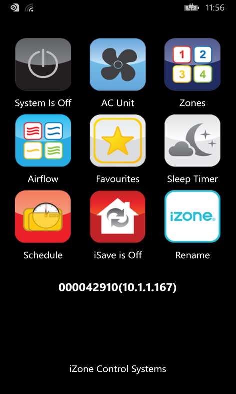 iZone Controller Screenshots 1