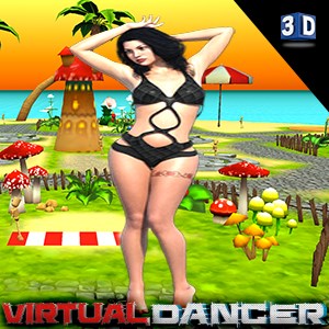 Virtual Black Bikini BeachDancer[HD+]