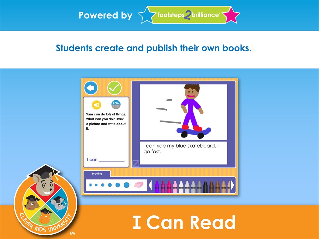 #5. Clever Kids University - I Can Read (Windows) 来自: Footsteps2Brilliance, Inc.