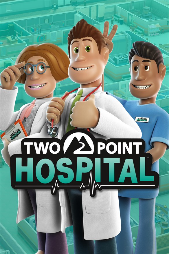 Two Point Hospital Xbox Series X|S and Xbox One cover art