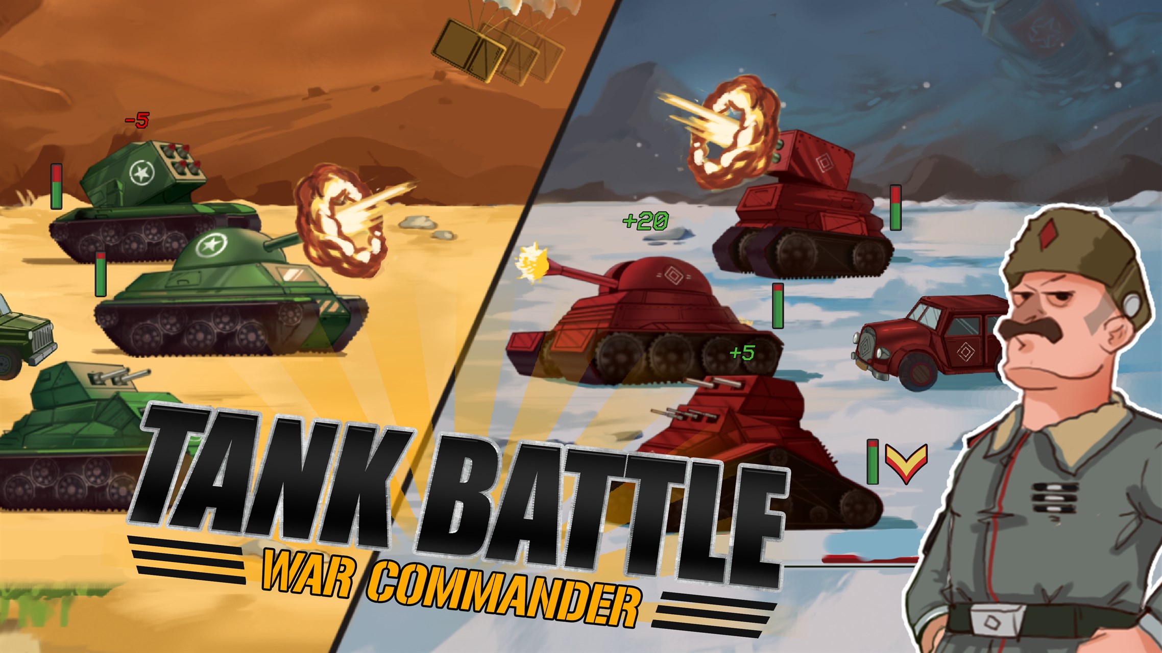 Tank Battle : War Commander – Microsoft აპები