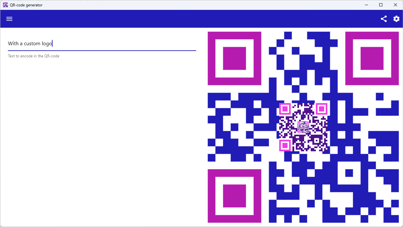 #3. QR-generator (Windows) Ved: wim07101993