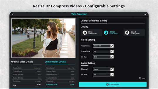 Video Compressor: Resize & Compress Video screenshot 1