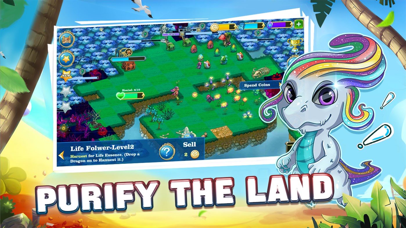 #4. Dragons Garden: Merge and Build Game (Windows) Av: Touch Game