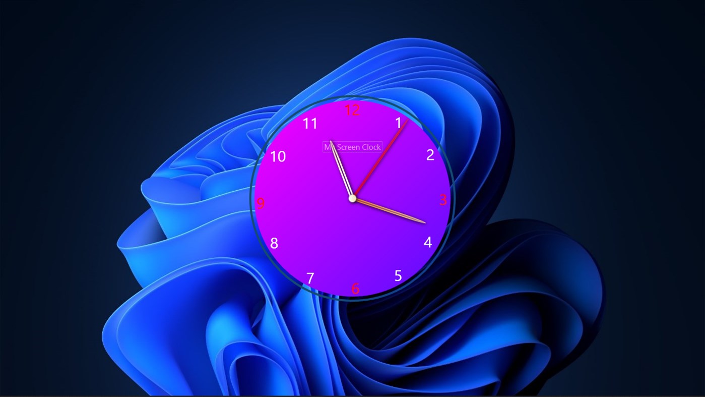 #1. Personal Screen Clock (Windows) Bởi: ObSharp