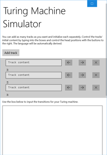 Turing Machine Simulator screenshot 5