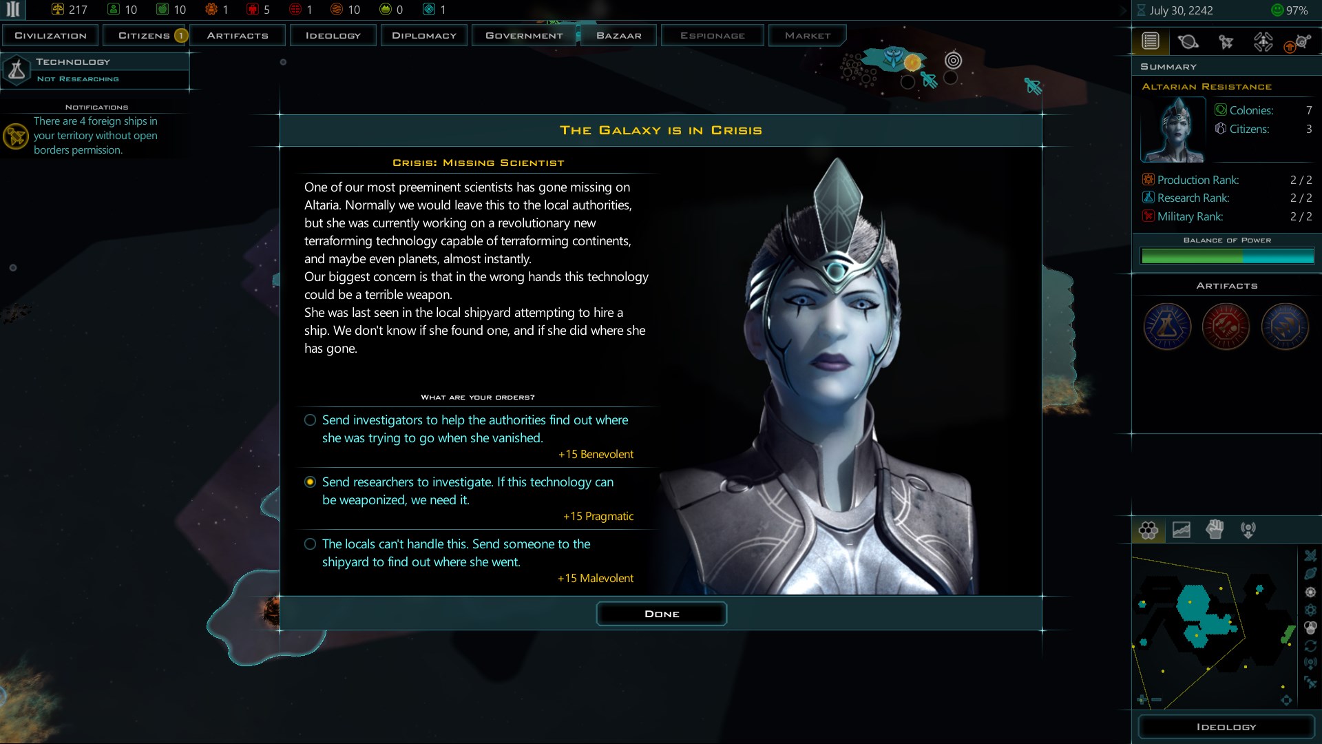 Galactic Civilizations III - Worlds in Crisis | Xbox | Chiave | Privato