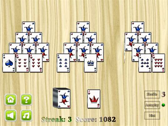 TriPeaks Solitaire card game screenshot 7