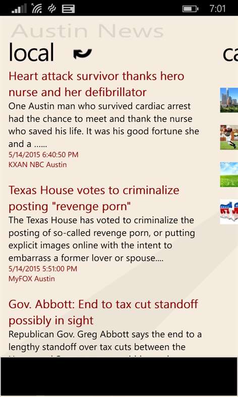 Austin News Screenshots 1