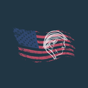 Generate QRcode for URL - Trump Flag icon