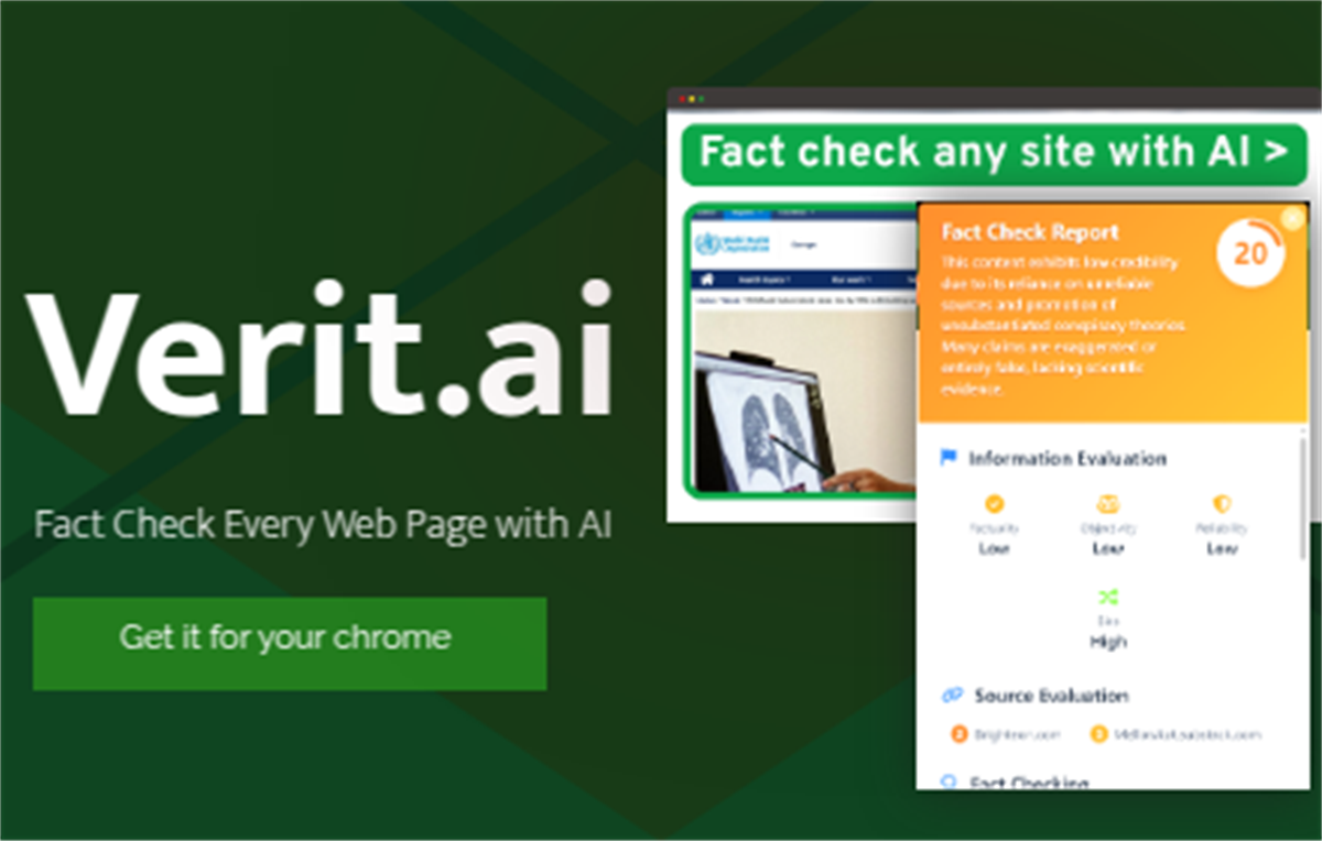 Verit.ai Fact Checker