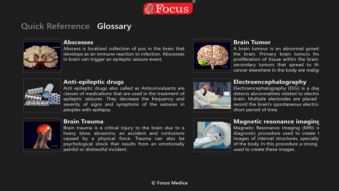 #3. Epilepsy - Animated Quick Reference (Windows) By: Focus Medica India Pvt Ltd