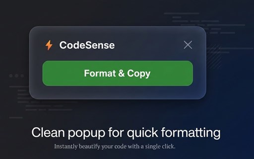 CodeSense Stats, Downloads & Safety Check | Chrome-Stats
