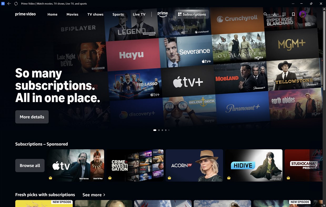 #6. Prime Video for Windows (Windows) di: Amazon Development Centre (London) Ltd