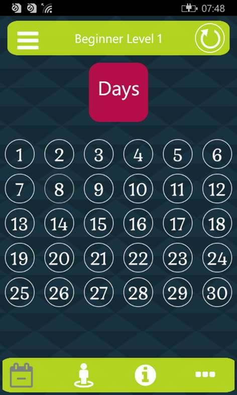30 Days Squat Challenges Free - leg workout Screenshots 1