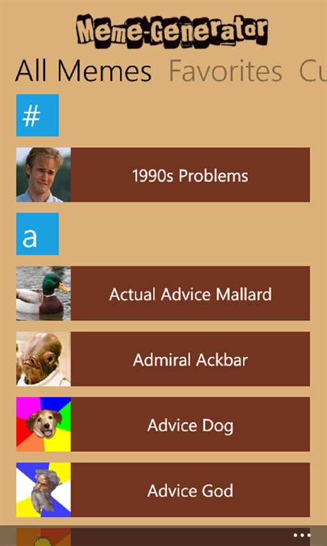 MemeGenerator Screenshots 2