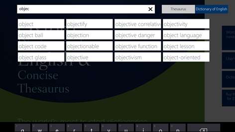 Oxford Dictionary of English and Thesaurus Screenshots 2